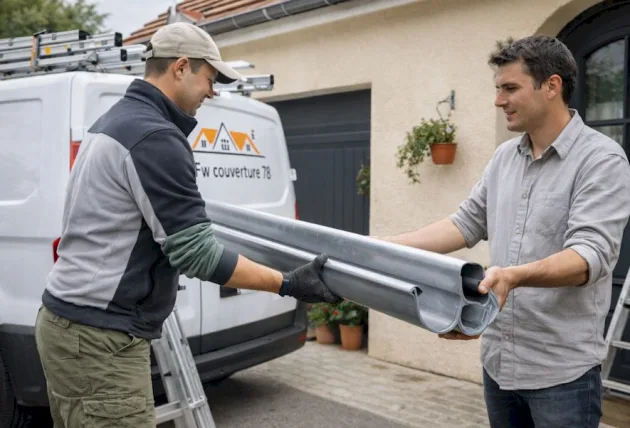 Cas chantier à Senozan : reprise de toiture ancienne dans le bourg – Pierrot Couvreur